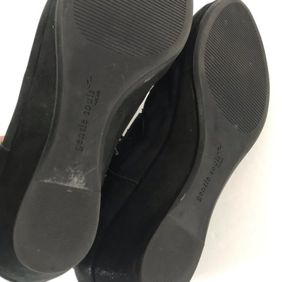 Gentle Souls Lace Up Nubuck Low Wedge Size 6 - Picture 8 of 8